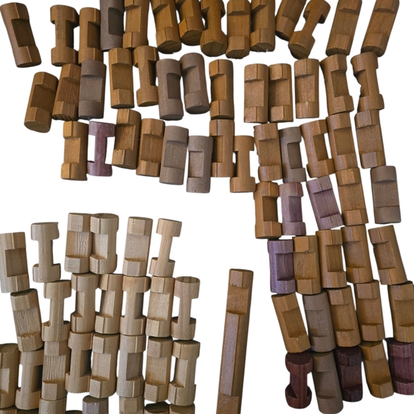 111 Piece Lincoln LOG replacement PARTS! - Picture 8 of 8